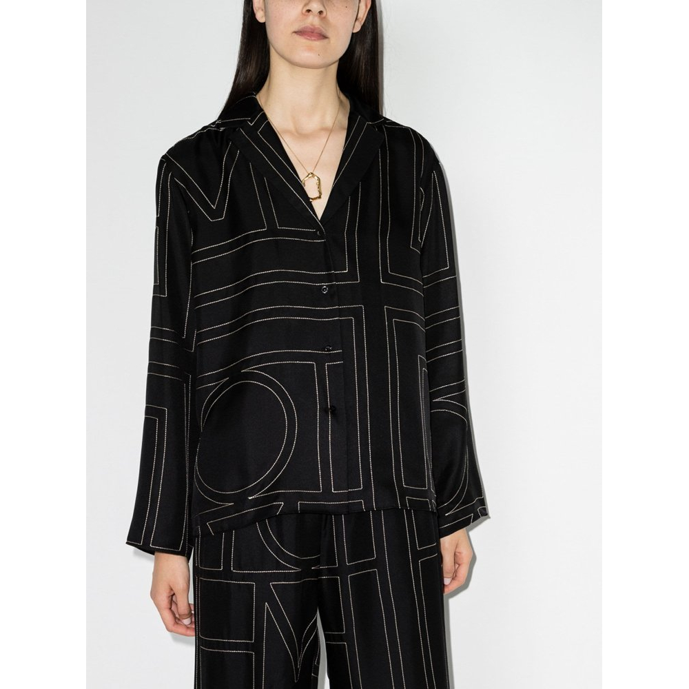 Chemise 'Sanville Monogram' pour Femmes