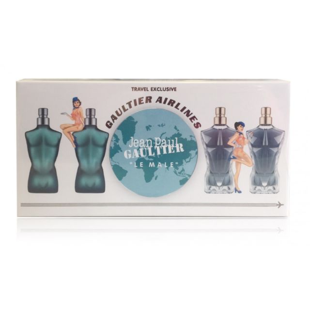 Coffret de parfum 'Le Mâle Miniatures' - 4 Pièces