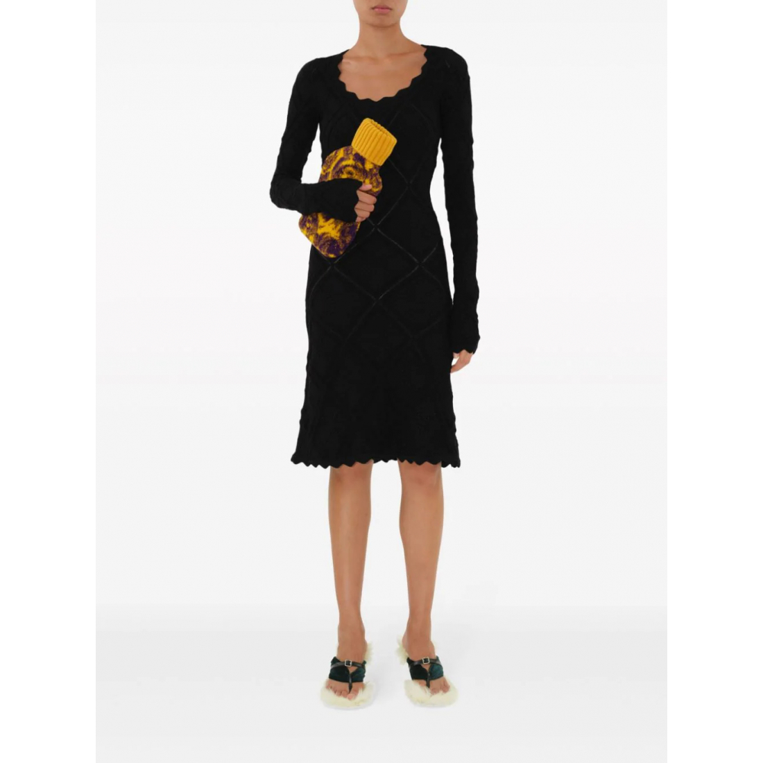 Women's 'Aran' Long-Sleeved Dress