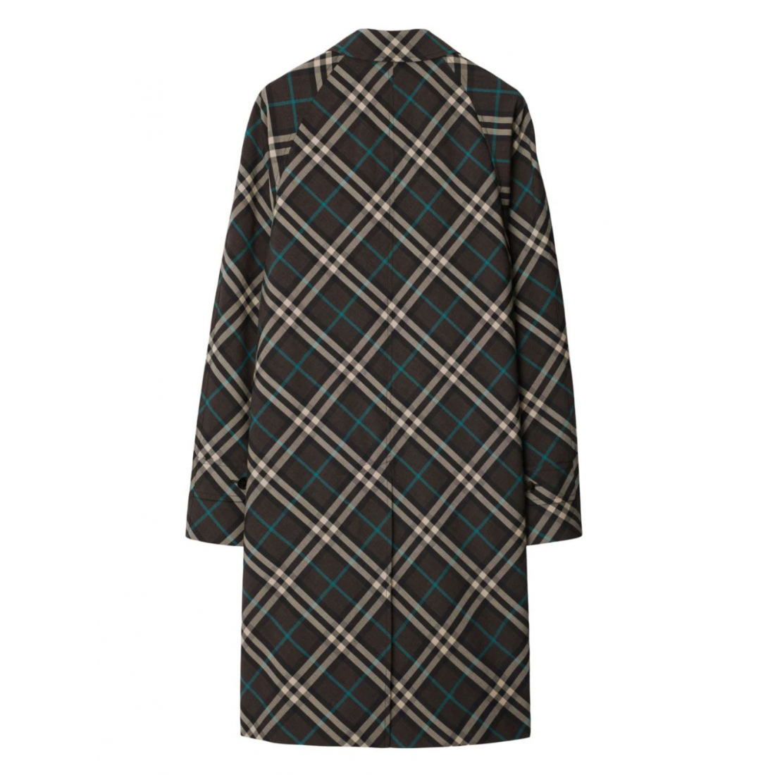 'Check' Trenchcoat für Herren