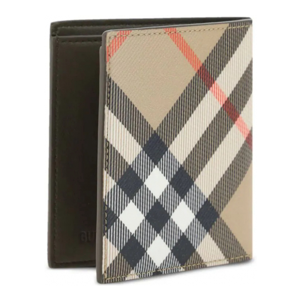 'Checked' Portemonnaie für Herren