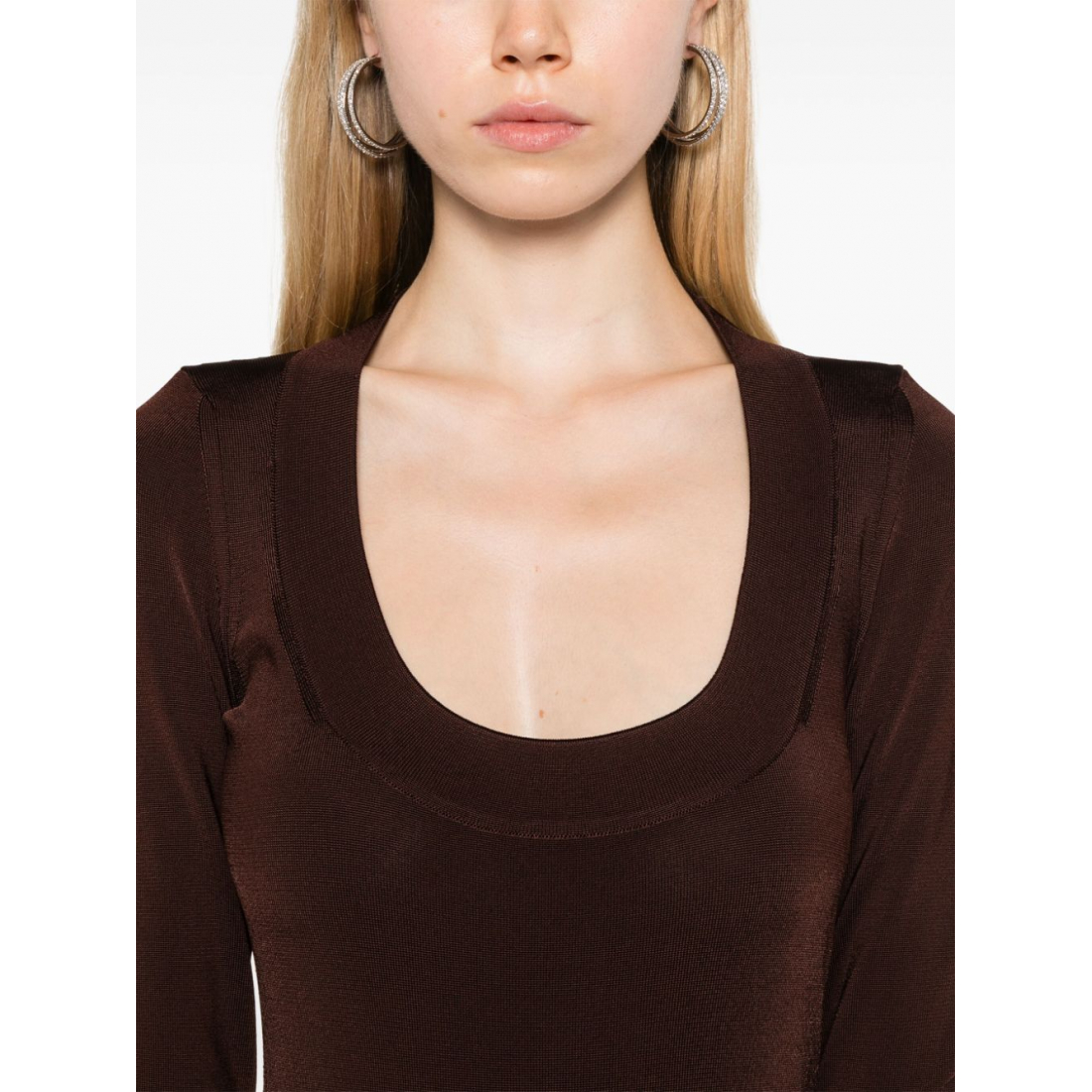 Robe à manches longues 'Décolleté' pour Femmes