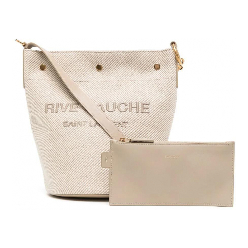 'Logo-Embroidered' Tote Handtasche für Damen