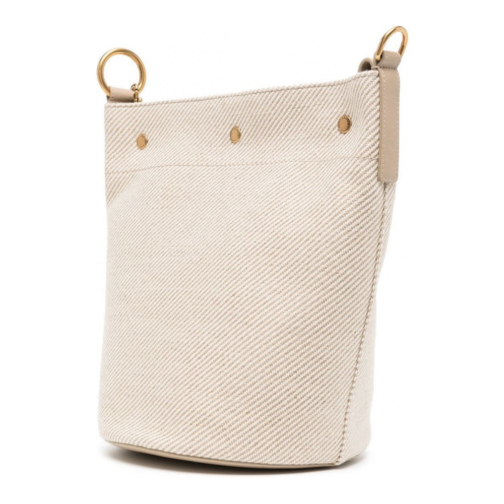 'Logo-Embroidered' Tote Handtasche für Damen