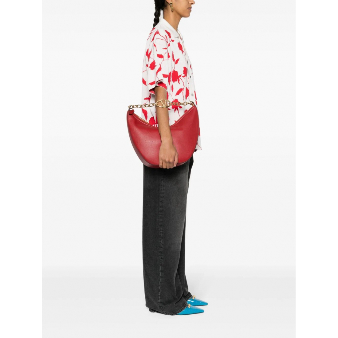 Women's 'Medium VLogo Moon' Shoulder Bag