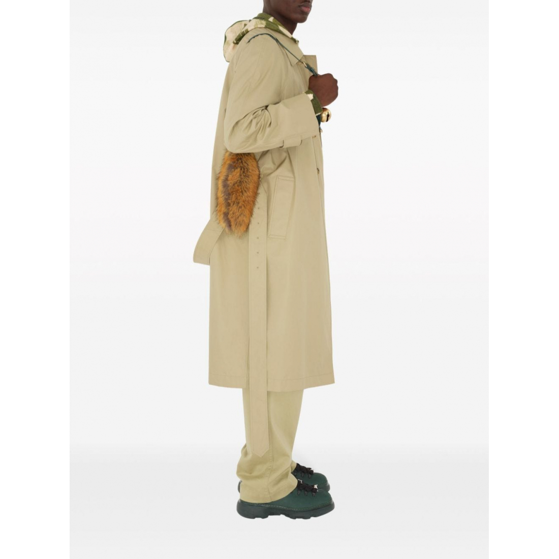 Manteau 'Bradford Car Gabardine Long' pour Hommes