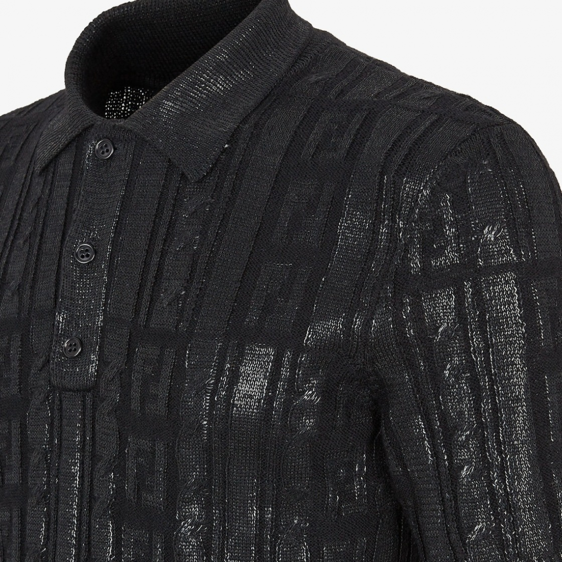 Men's 'Knitted' Polo Shirt