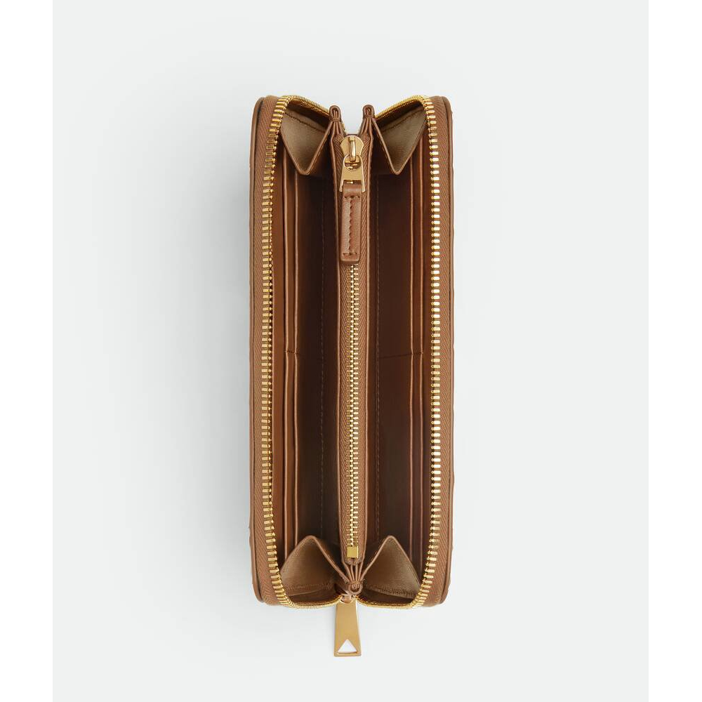 Portefeuille 'Intrecciato Zip Around' pour Femmes