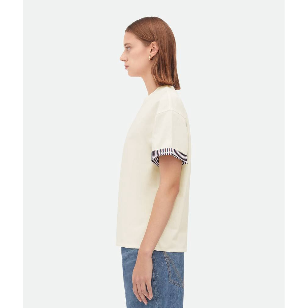 Women's 'Double Layer Striped' T-Shirt