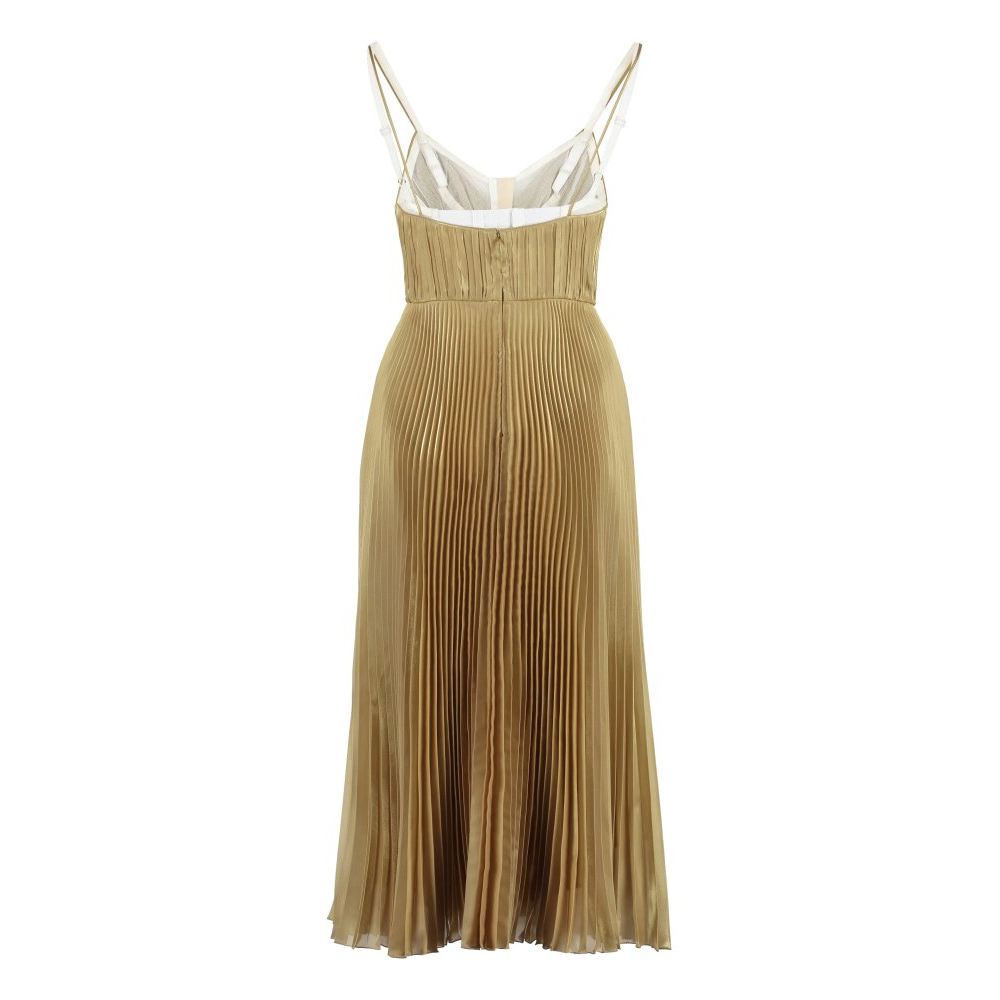 Robe Midi 'Technical Voile Pleated' pour Femmes