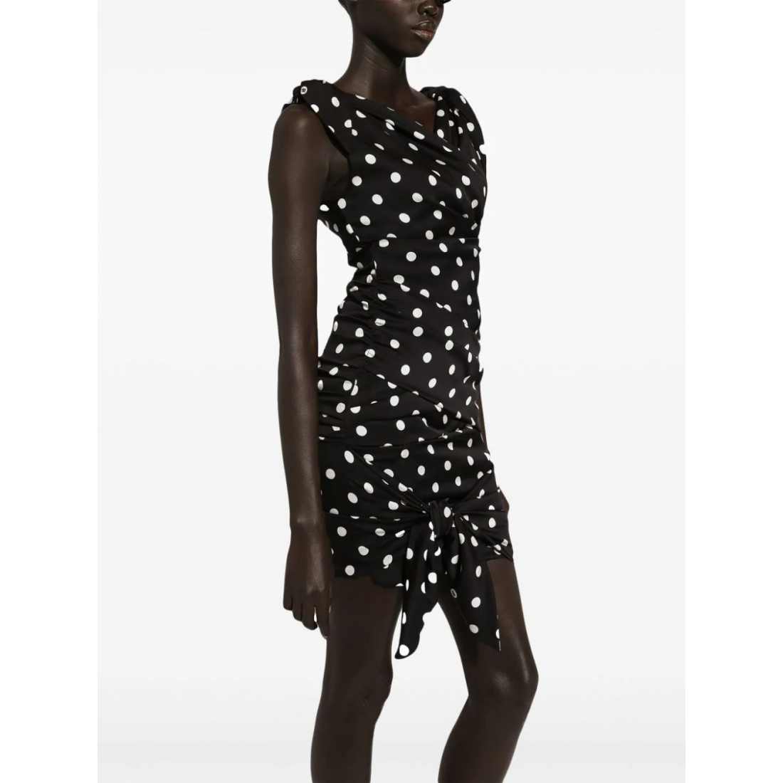 Women's 'Polka-Dot Draped' Mini Dress