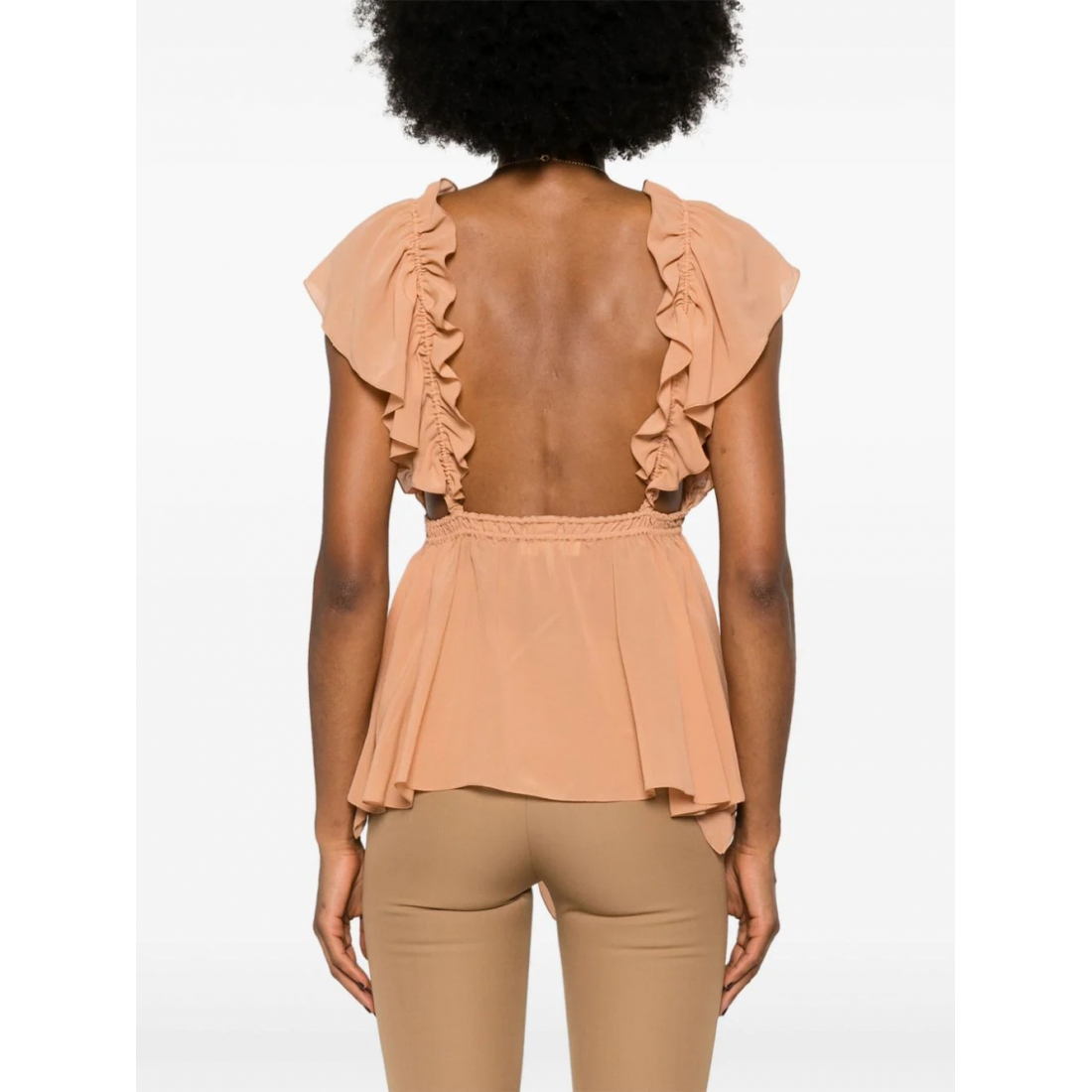 Blouse sans manches 'Ruffled' pour Femmes