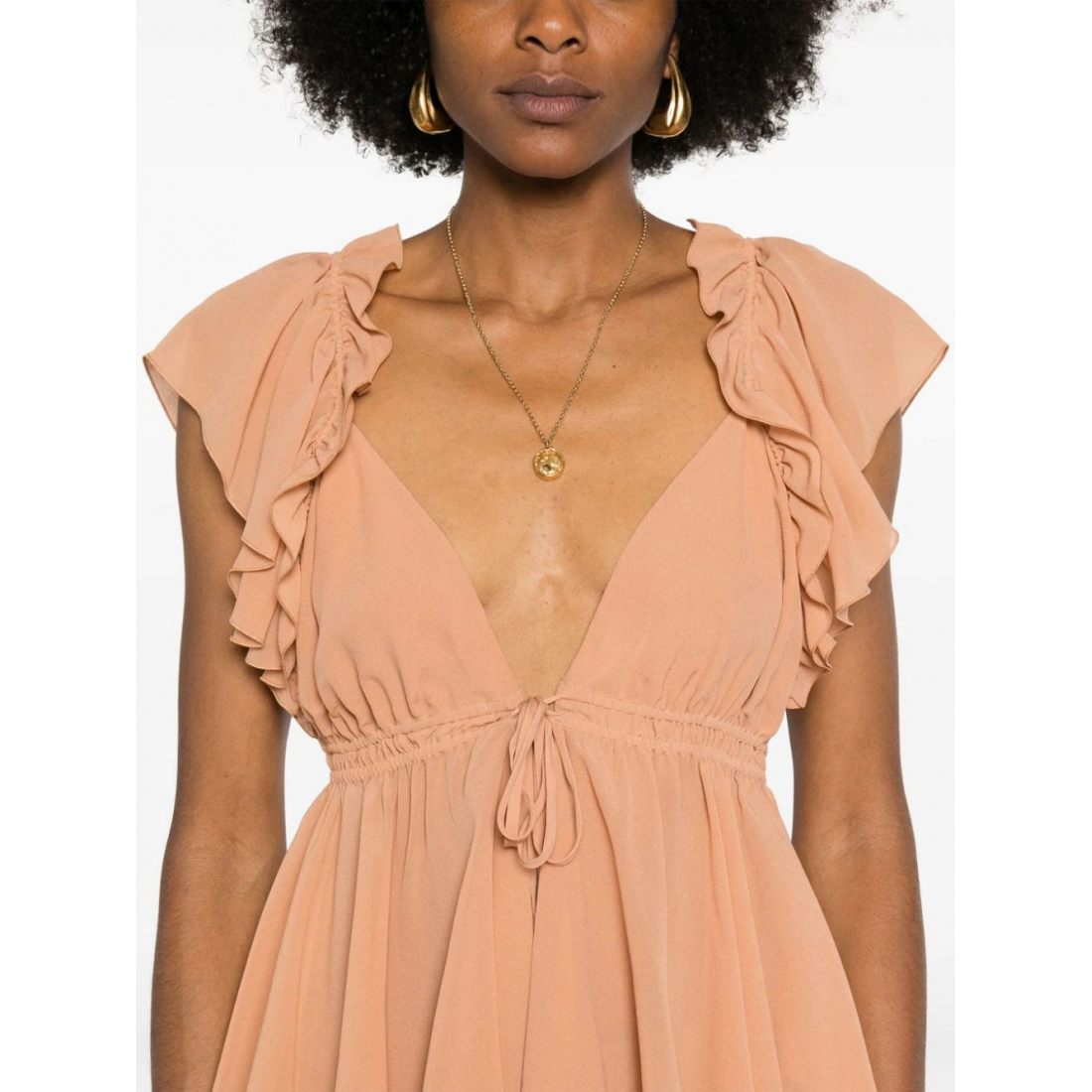 Blouse sans manches 'Ruffled' pour Femmes