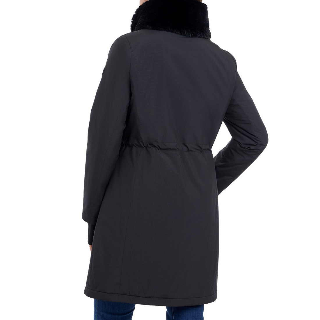 Women's 'Faux-Fur-Trim Anorak' Raincoat