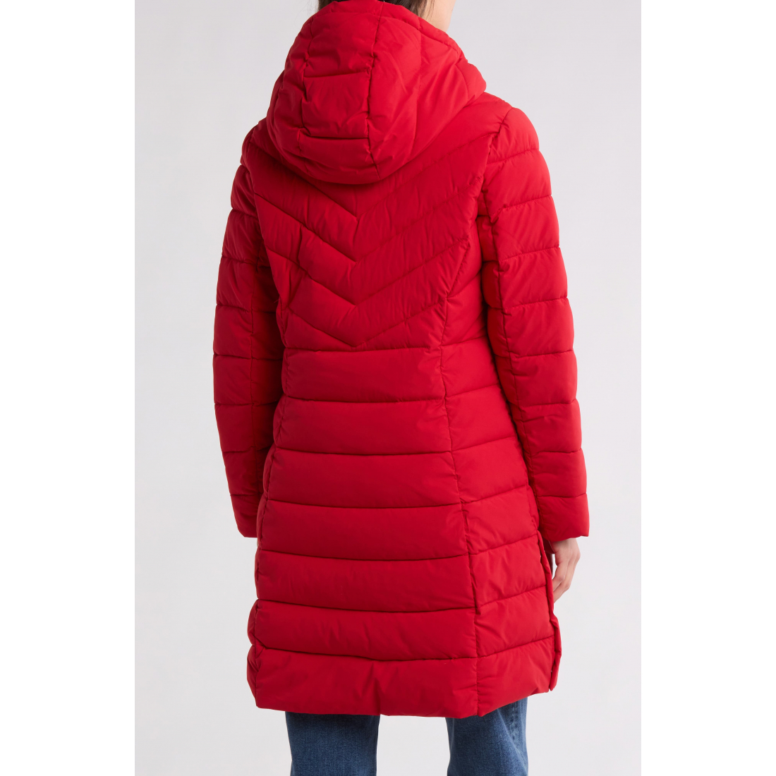 Veste matelassée 'Hooded 450 Fill Power Longline' pour Femmes