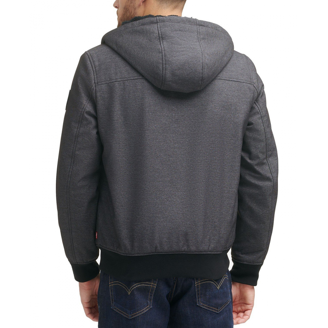 Veste de pluie 'Soft Shell Sherpa Lined Hooded' pour Hommes