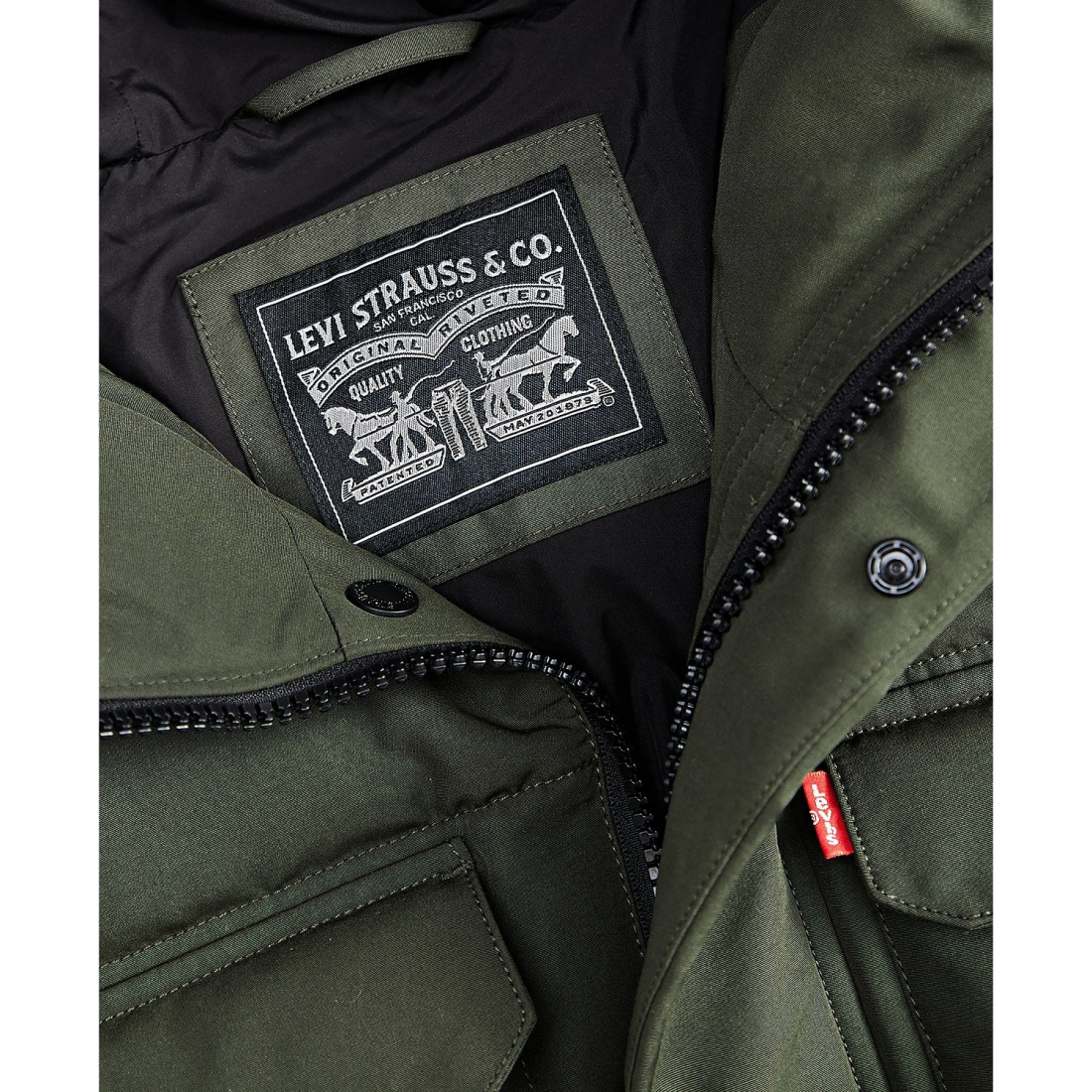 Veste matelassée 'Quilted Hooded' pour Hommes