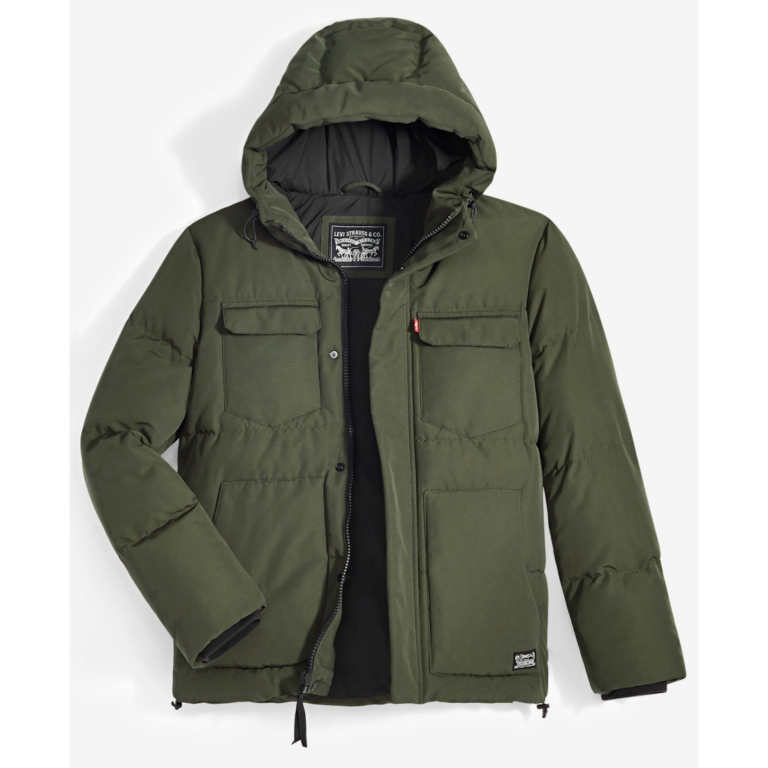 Veste matelassée 'Quilted Hooded' pour Hommes