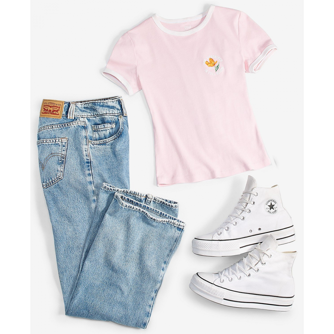 Women's 'Super-Low Double-Button Relaxed-Fit Denim' Jeans