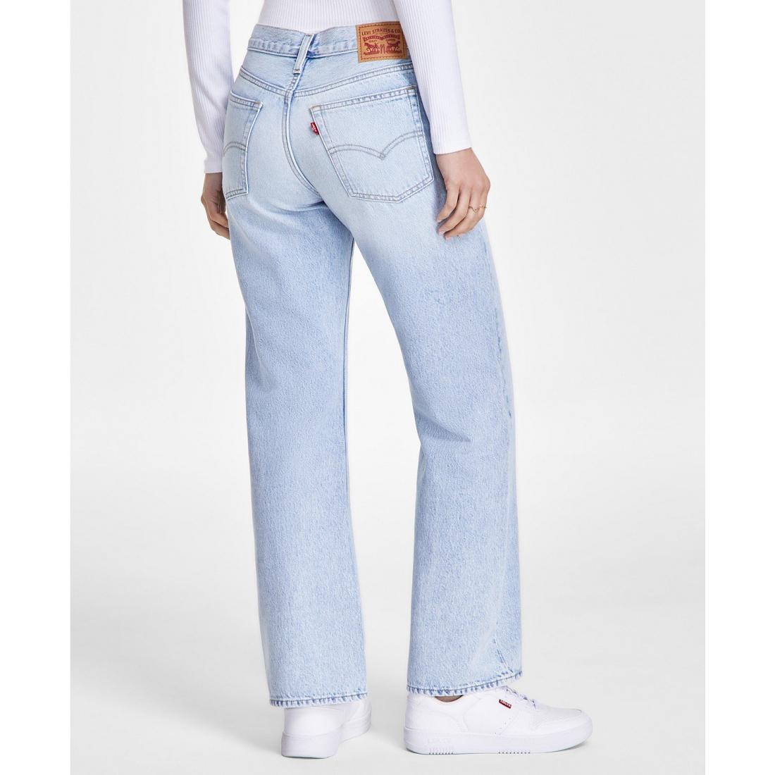 Jeans '94 Cotton Baggy-Fit Bootcut Macy's Exclusive' pour Femmes