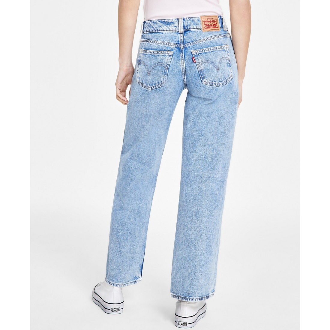 Women's 'Super-Low Double-Button Relaxed-Fit Denim' Jeans