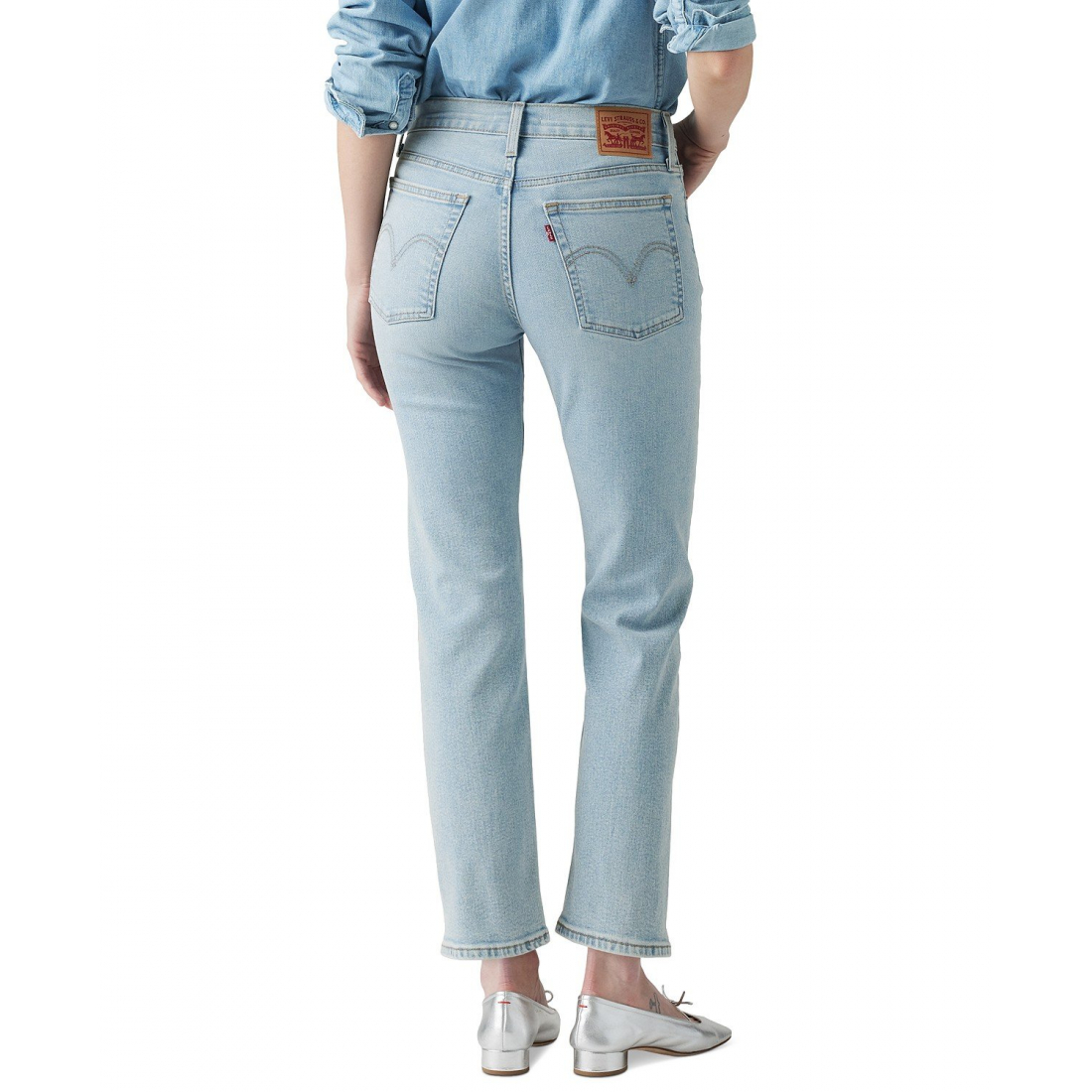 Jeans coupe courte 'Wedgie Straight-Leg High Rise' pour Femmes