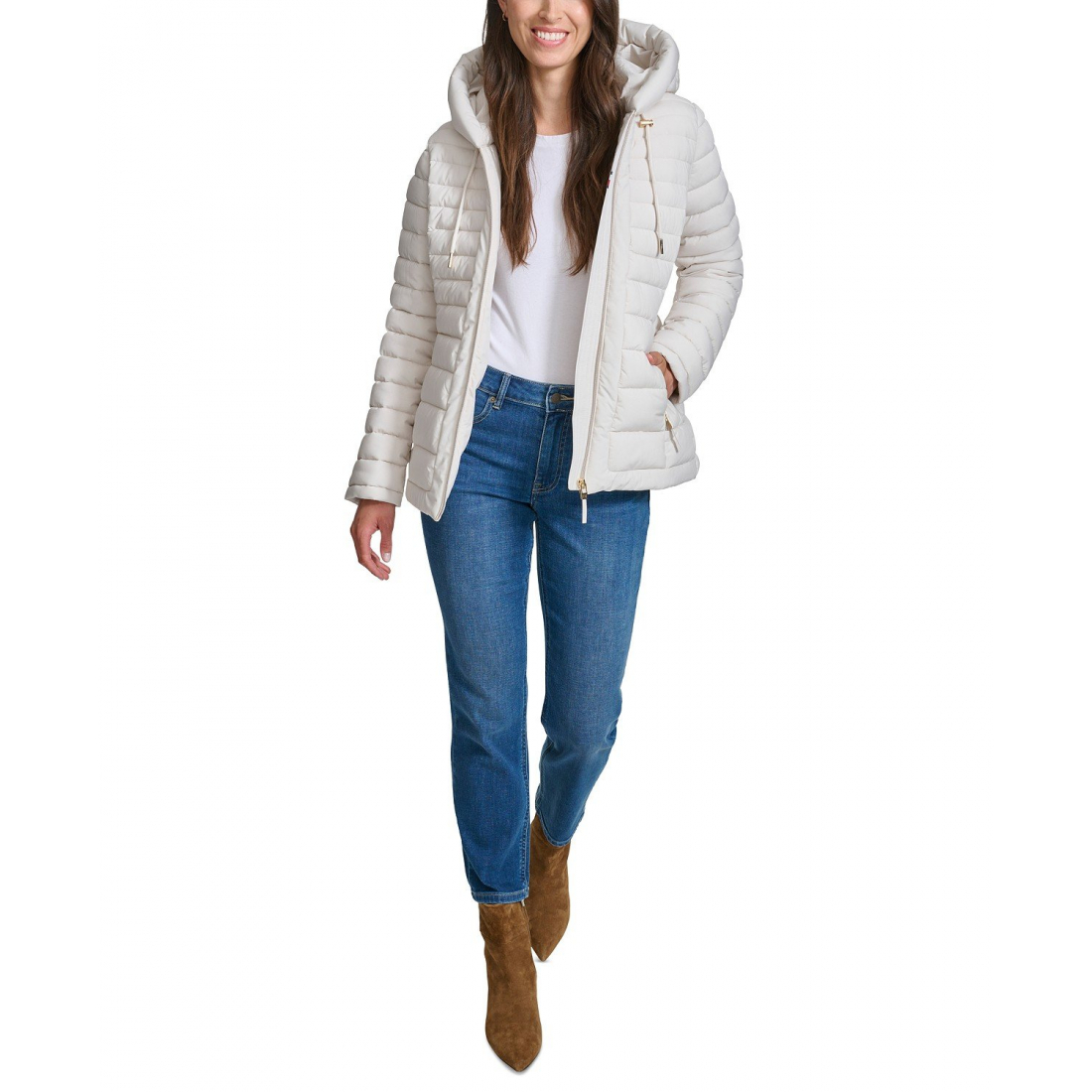 Manteau matelassé 'Hooded Packable' pour Femmes