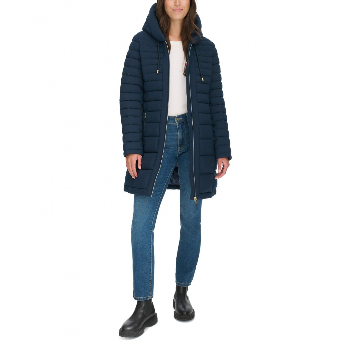 Manteau matelassé 'Hooded Packable' pour Femmes