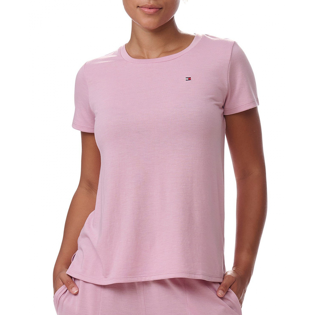 Chemise de nuit 'Short-Sleeve Crewneck' pour Femmes