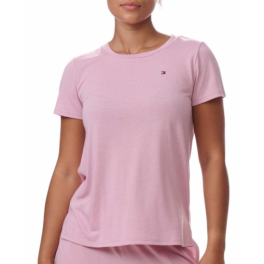 Chemise de nuit 'Short-Sleeve Crewneck' pour Femmes
