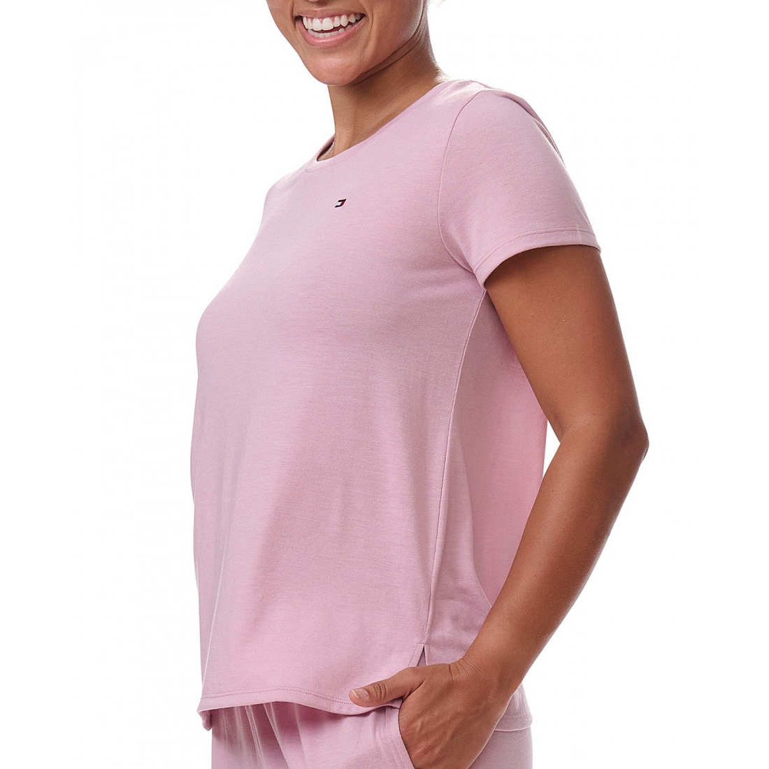 Chemise de nuit 'Short-Sleeve Crewneck' pour Femmes