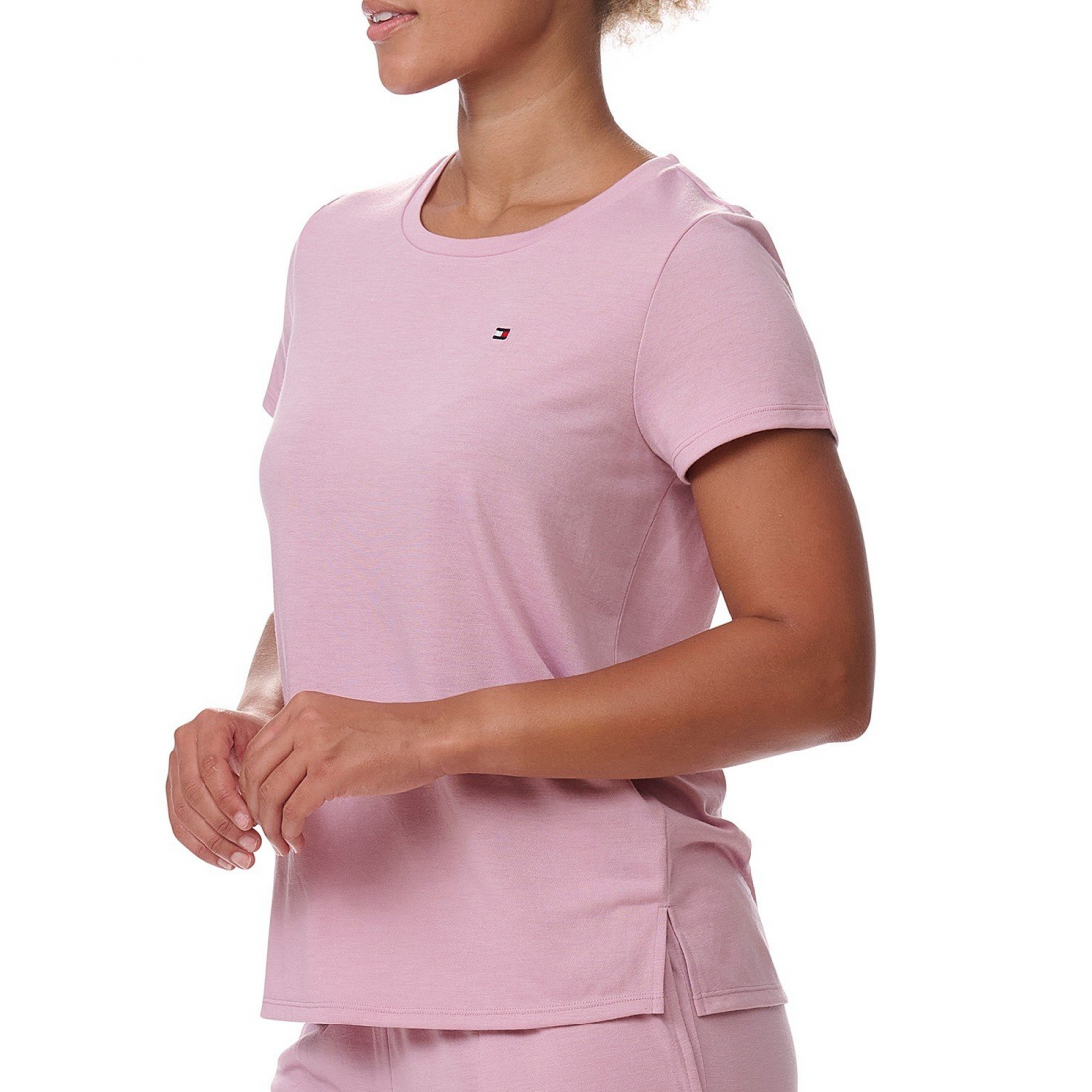Chemise de nuit 'Short-Sleeve Crewneck' pour Femmes