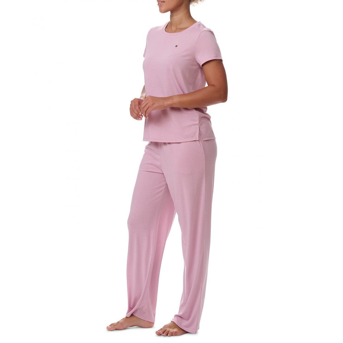 Chemise de nuit 'Short-Sleeve Crewneck' pour Femmes