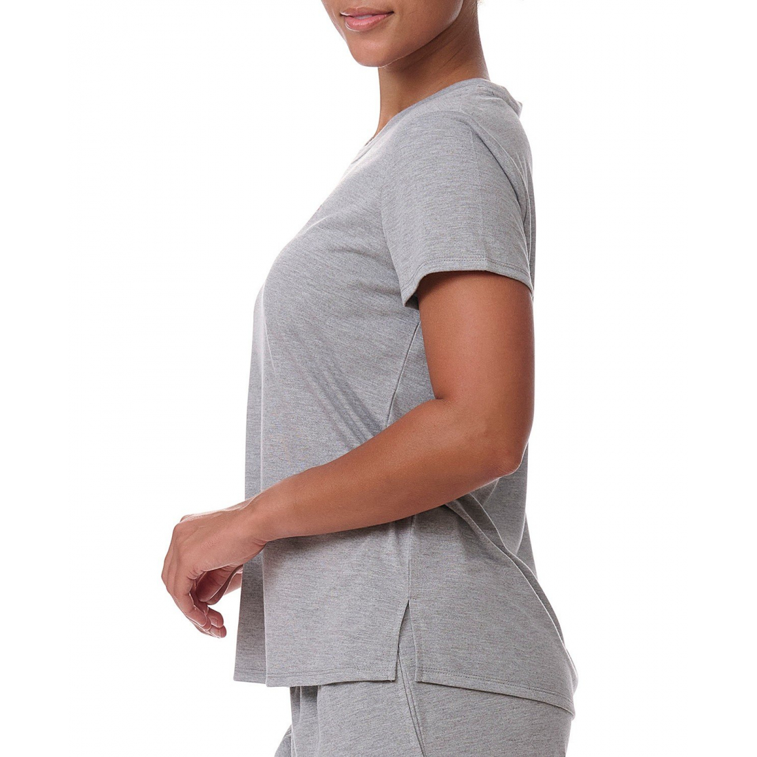 Chemise de nuit 'Short-Sleeve Crewneck' pour Femmes