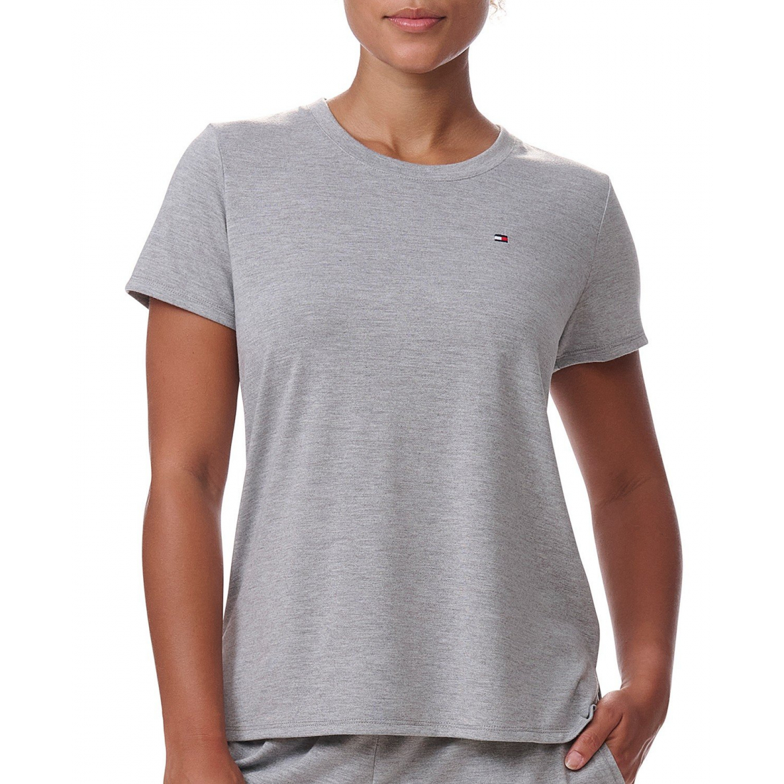 Chemise de nuit 'Short-Sleeve Crewneck' pour Femmes