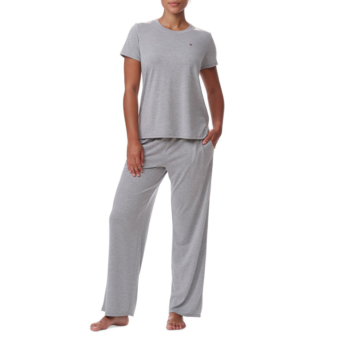 Chemise de nuit 'Short-Sleeve Crewneck' pour Femmes