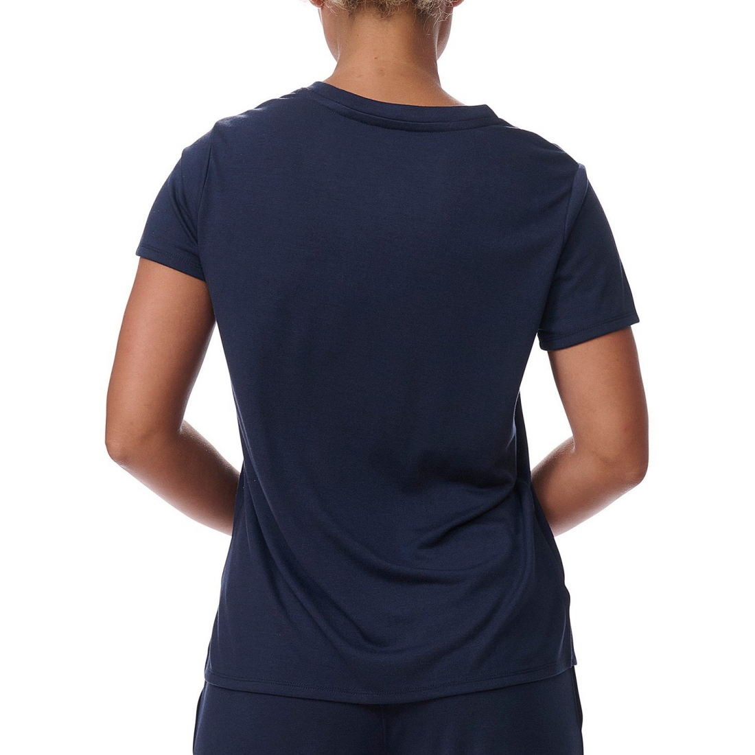 Chemise de nuit 'Short-Sleeve Crewneck' pour Femmes