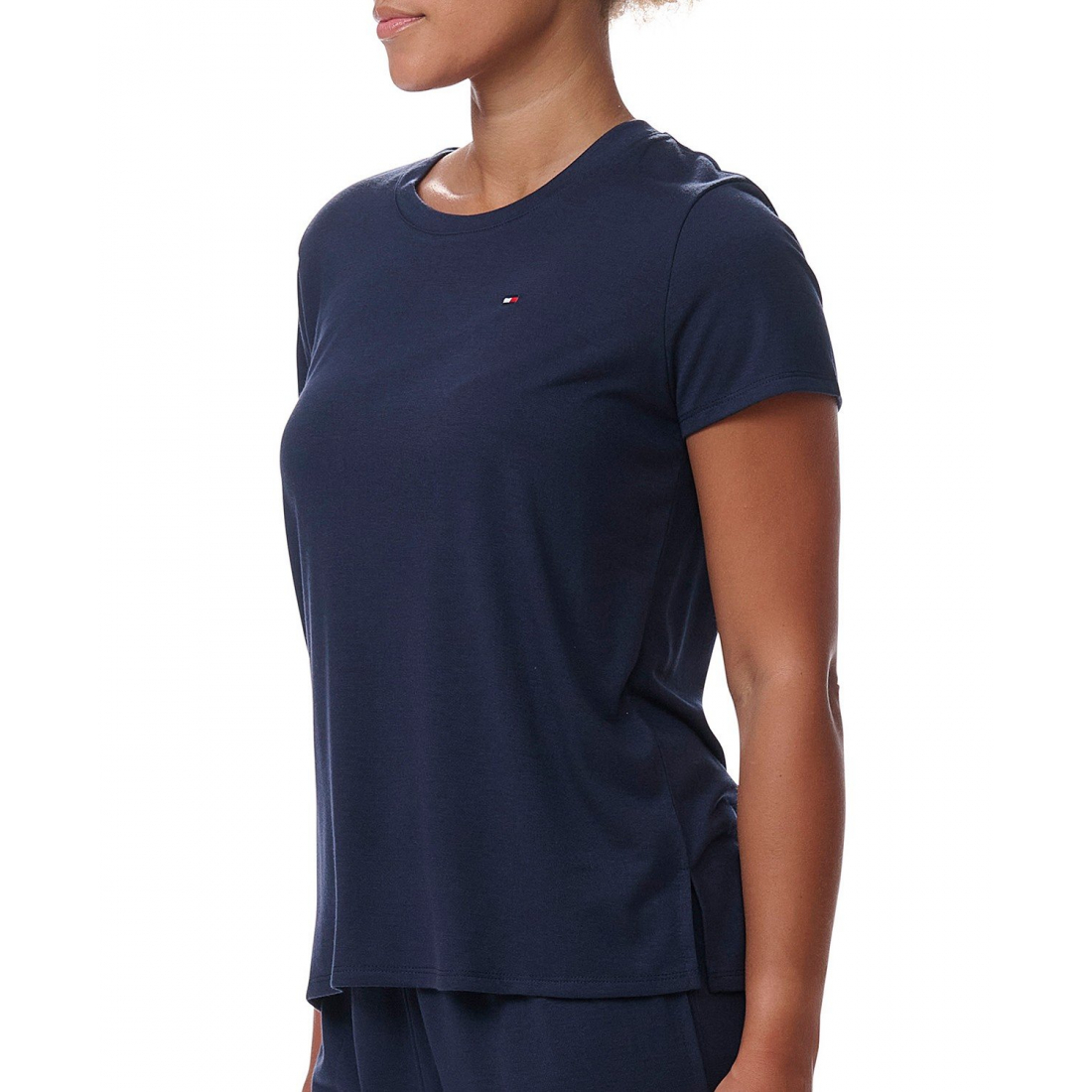 Chemise de nuit 'Short-Sleeve Crewneck' pour Femmes