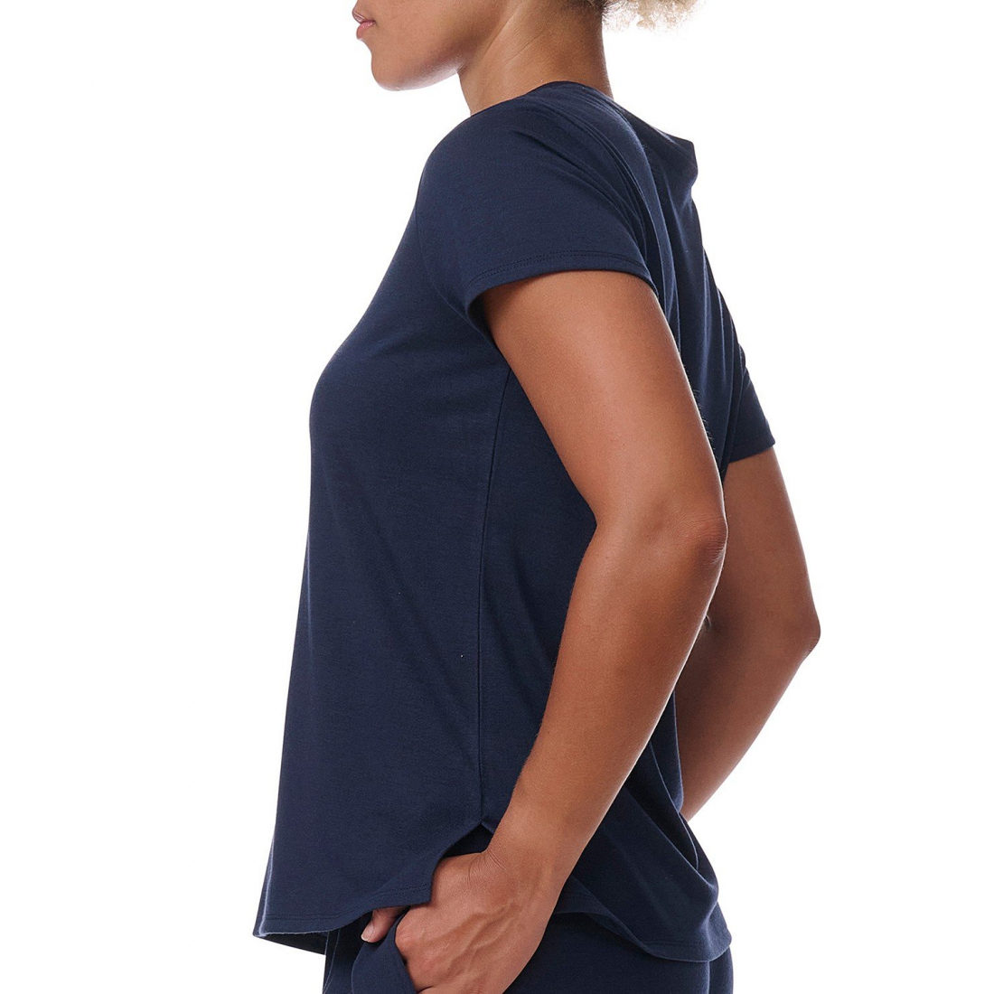 Chemise de nuit 'Short-Sleeve Crewneck' pour Femmes