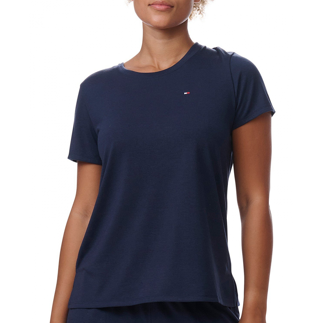Chemise de nuit 'Short-Sleeve Crewneck' pour Femmes