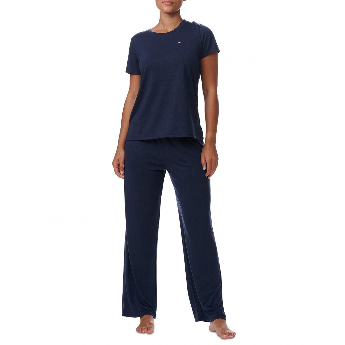 Chemise de nuit 'Short-Sleeve Crewneck' pour Femmes