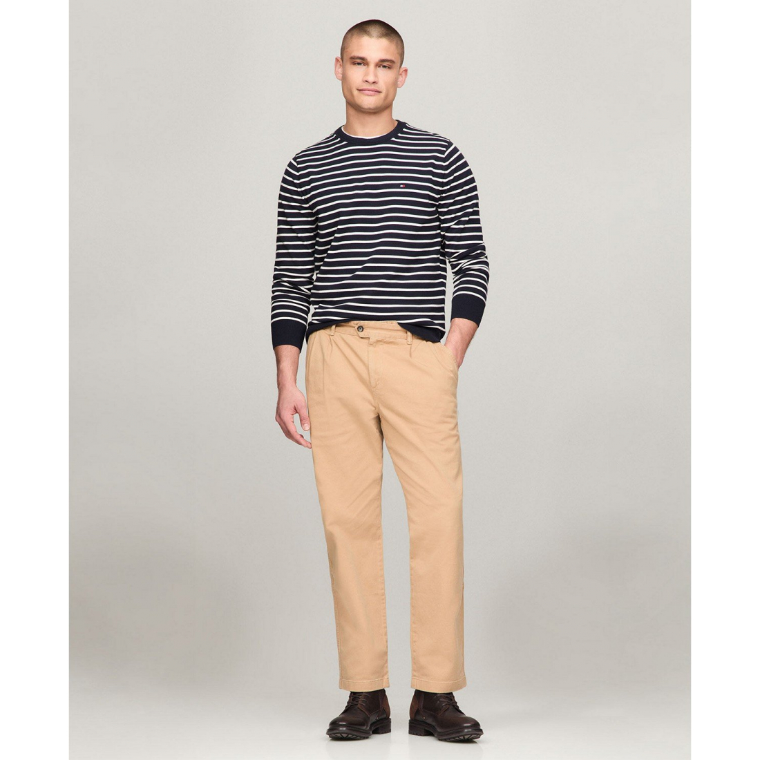 Pull 'Essential Solid Crew Neck' pour Hommes