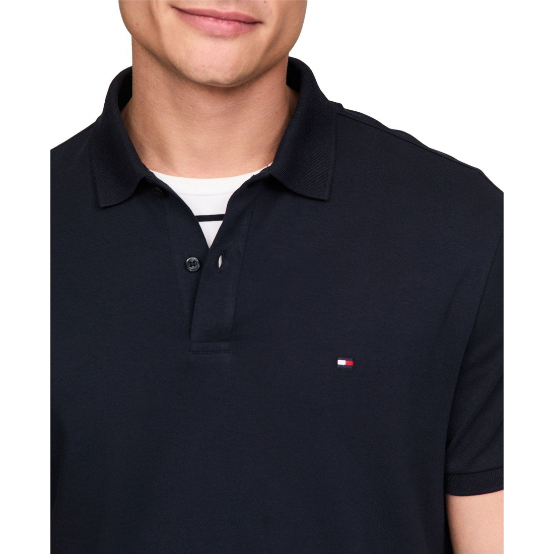 'Regular-Fit Liquid Cotton Polo Shirt' pour Hommes