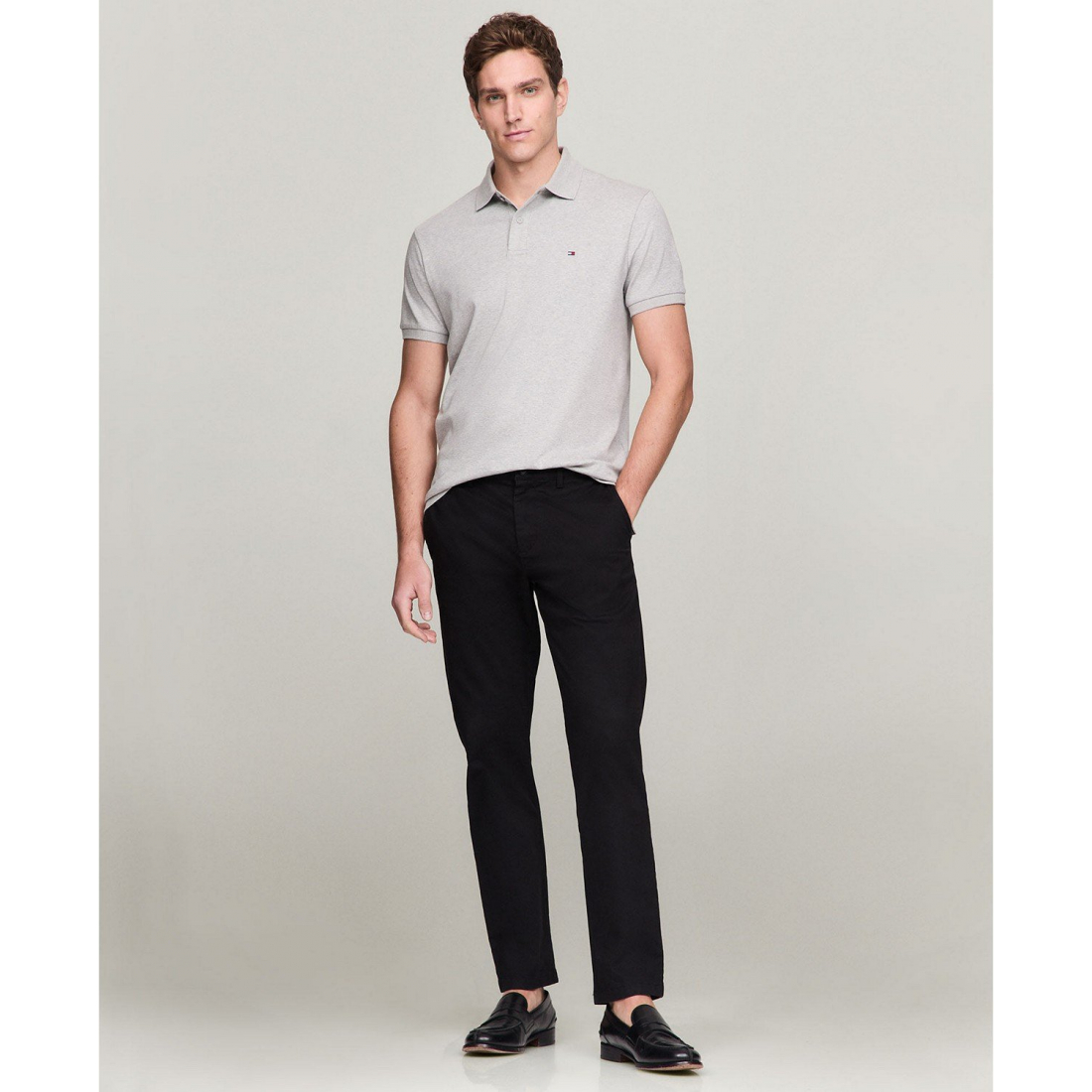 'Regular-Fit Liquid Cotton Polo Shirt' pour Hommes