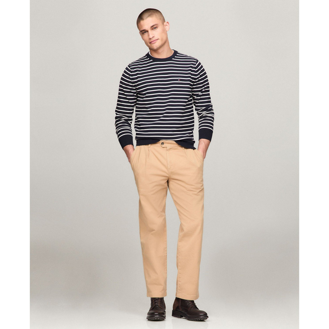 Pull 'Essential Solid Crew Neck' pour Hommes