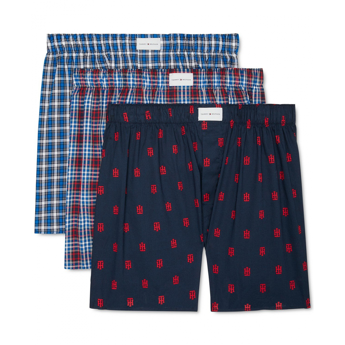 '3-Pack Classic Printed Cotton Poplin Boxers' für Herren