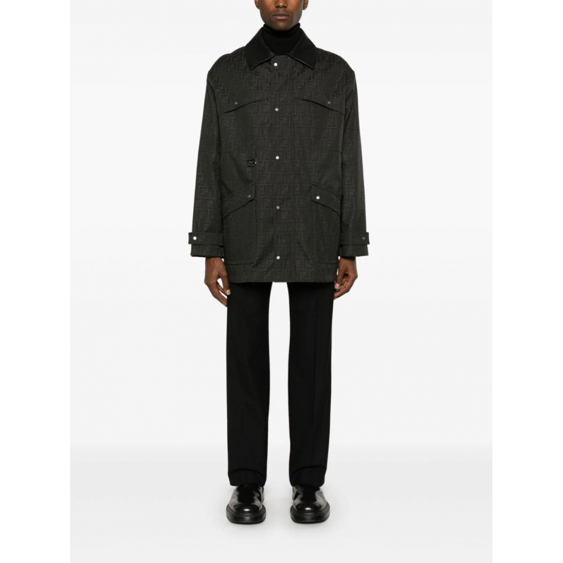 Men's 'Logo-Waxed' Coat