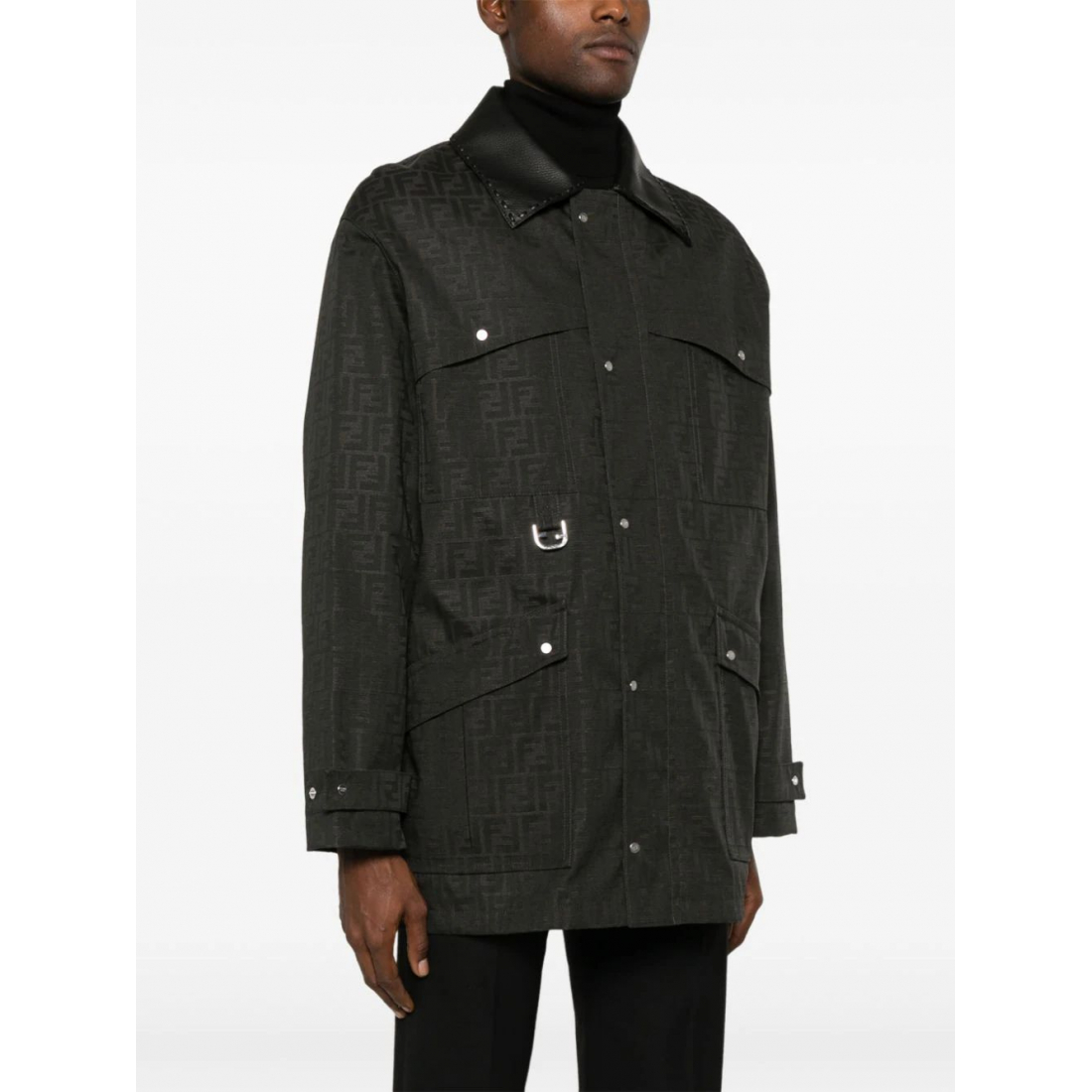 Men's 'Logo-Waxed' Coat