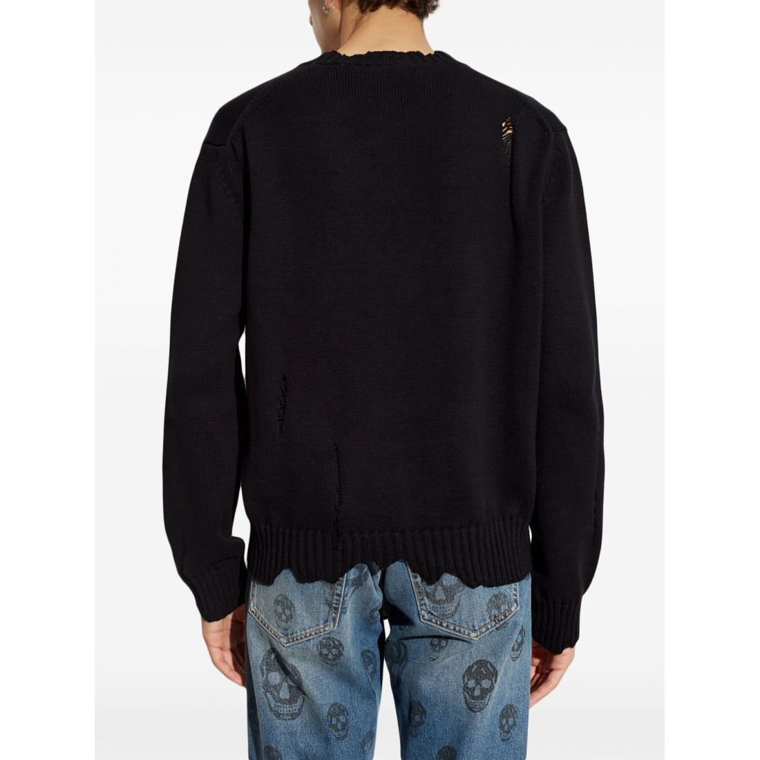 'Distressed Skull' Pullover für Herren