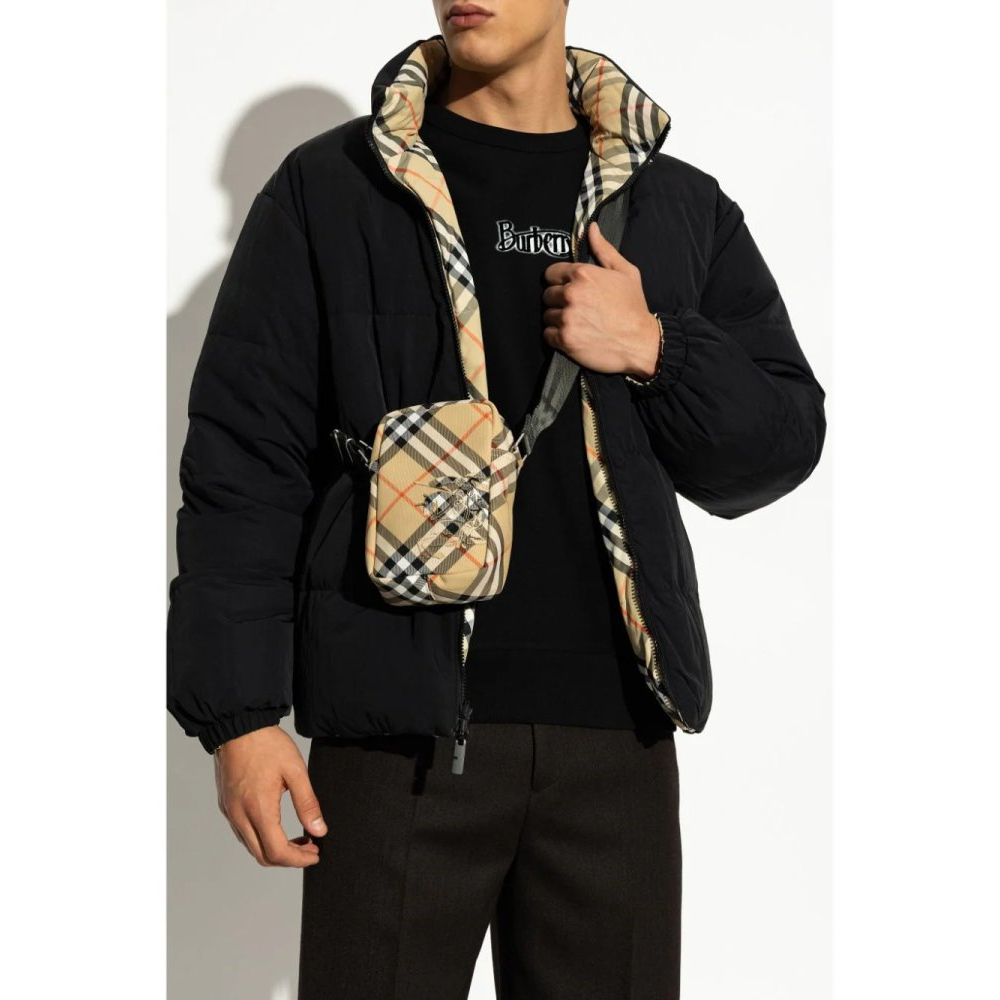 Sac Besace 'Check-Pattern' pour Hommes
